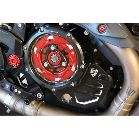 custom cnc motorcycle parts|cnc racing clear clutch cover.